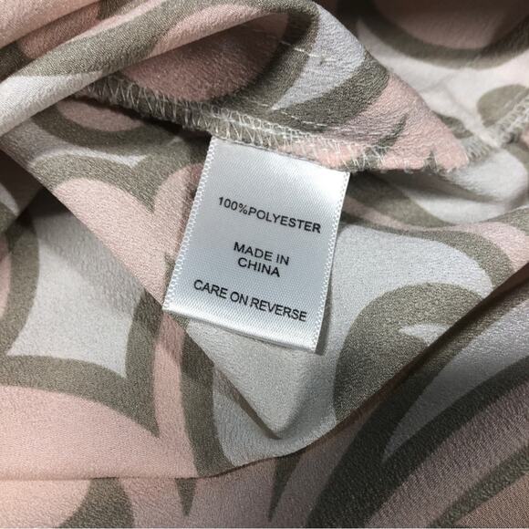 Ny & Co peach/tan ruffled tank small - Picture 7 of 8